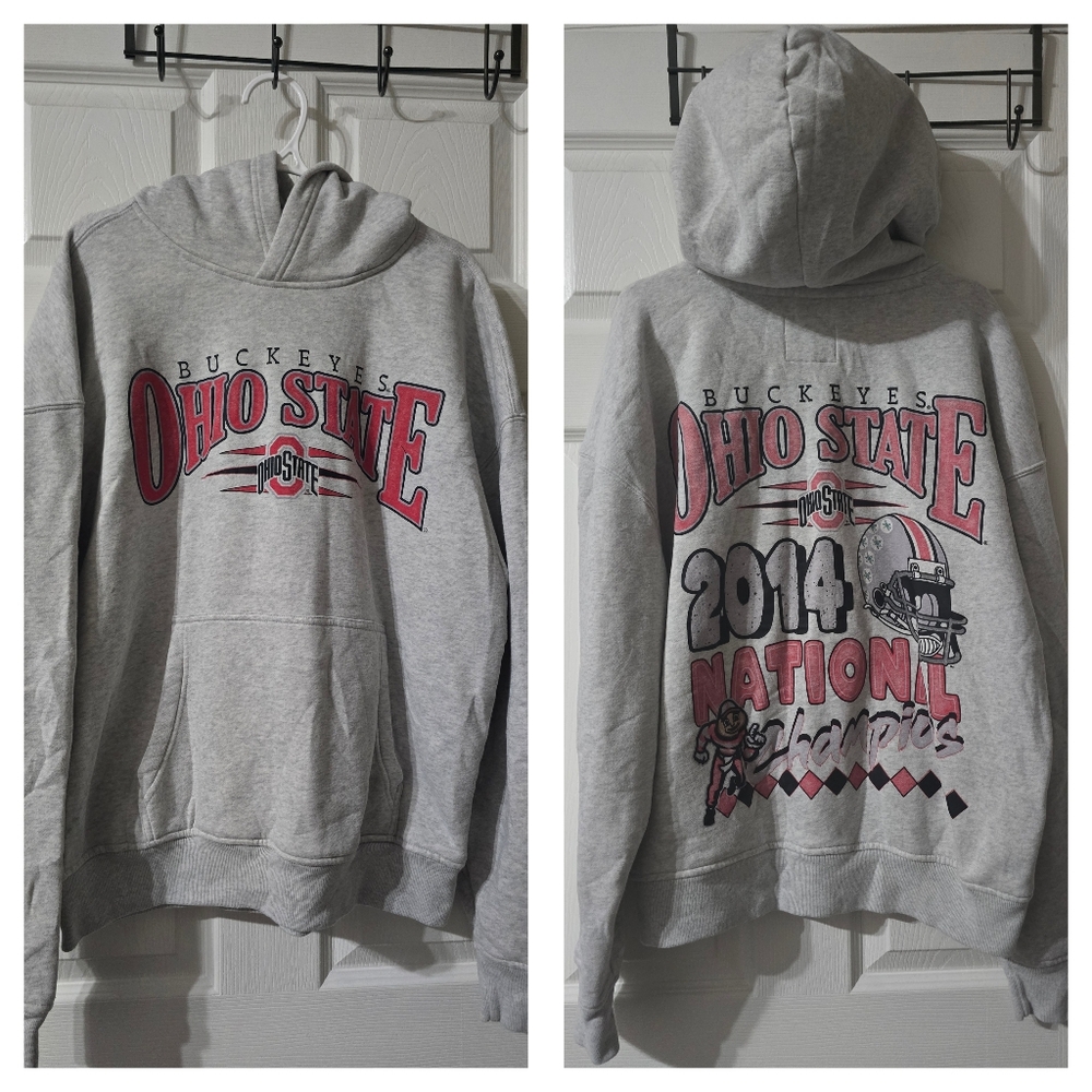 Hollister The Ohio State University Oversized 2014 Football Championship Hoodie
